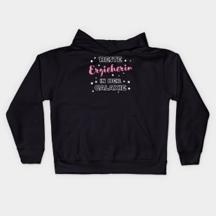 Beste Erzieherin in der Galaxie Kids Hoodie